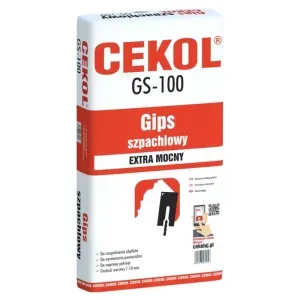 Gips szpachlowy GS-100 5kg Cekol