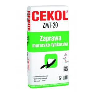 Zaprawa murarsko-tynkarska ZMT-20 5kg Cekol