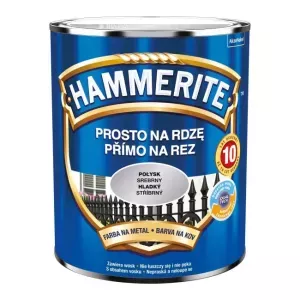 HAMMERITE PROSTO NA RDZĘ SREBRNY POŁYSK 0,7L