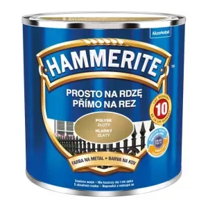 HAMMERITE PROSTO NA RDZĘ ZŁOTY POŁYSK 0,25L