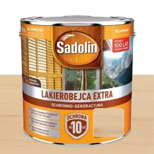 Lakierobejca do drewna Extra bezbarwny 2,5l Sadolin