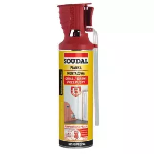 Pianka montażowa niskoprężna z aplikatorem Genius Gun 500ml Soudal