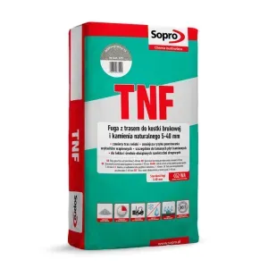 Fuga cementowa z trasem do kostki brukowej TNF 675 25kg szary brukowy 13 Sopro