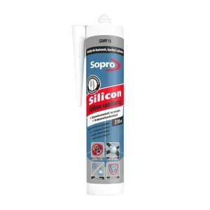 Sopro silikon sanitarny szary 15 310ml
