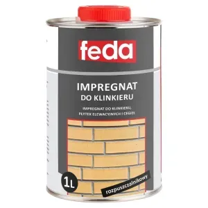 Impregnat do klinkieru rozpuszczalnikowy 1l Feda