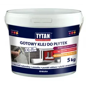 Klej do płytek gotowy 5kg Tytan