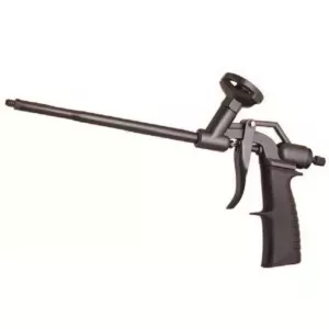 Profesjonalny pistolet do aplikacji pian poliuretanowych pokrytry teflonem. Dzięki zastosowaniu teflonowanych elementów konstrukcyjnych, pistolet jest odporny na zabrudzenia.