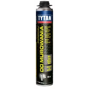 Pianoklej do murowania pistoletowy szary 870ml Tytan