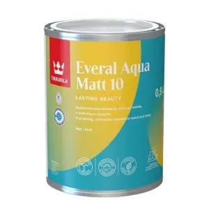 ZAMIENNIK - Emalia akrylowa Everal Aqua Matt 10 baza A 0,9l mat Tikkurila