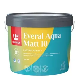 ZAMIENNIK - Emalia akrylowa Everal Aqua Matt 10 baza A 2,7l mat Tikkurila