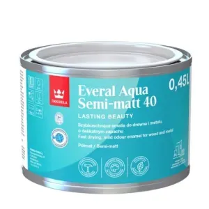 ZAMIENNIK - Emalia akrylowa Everal Aqua Semi Matt 40 baza A 0,45l półmat Tikkurila