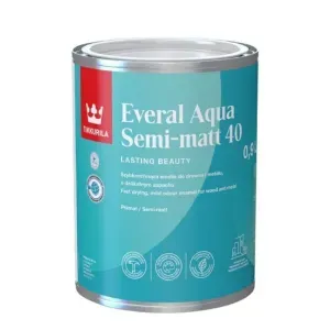 ZAMIENNIK - Emalia akrylowa Everal Aqua Semi Matt 40 baza C 0,9l półmat Tikkurila
