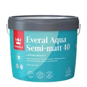 ZAMIENNIK - Emalia akrylowa Everal Aqua Semi Matt 40 baza C 2,7l półmat Tikkurila