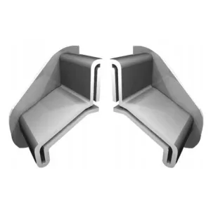 Odbojnik przyścienny OPK30/OPK40 L+P RAL7037 szary Renoplast