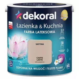 Dekoral Łazienka & Kuchnia cafe latte 2,5l farba lateksowa