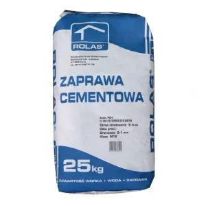 Zaprawa cementowa M-15 25kg Rolas