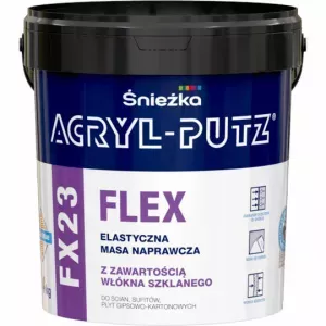 Acryl Putz FX23 Flex 1,4kg masa naprawcza elastyczna z włóknem szklanym Śnieżka