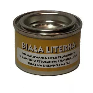 LITERKA DO RENOWACJI NAPISÓW BIAŁA 30ml