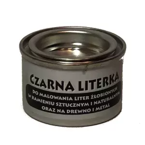 LITERKA DO RENOWACJI NAPISÓW CZARNA 30ml