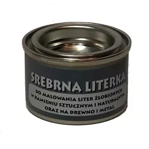 LITERKA DO RENOWACJI NAPISÓW SREBRNA 30ml
