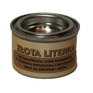 LITERKA DO RENOWACJI NAPISÓW ZŁOTA 30ml