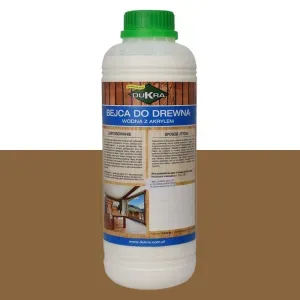 Bejca do drewna wodna kasztan 1l z akrylem Dukra