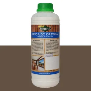Bejca do drewna wodna orzech ciemny 1l z akrylem Dukra