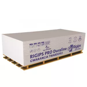 Płyta karton gips 2600mm x 1200mm x 12,5 mm Rigips Pro Duraline