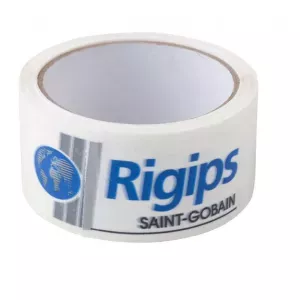 RIGIPS Taśma samoprzylepna do spoin ślizgowych, szerokość 50 mm, długość 60 m. Przeznaczona do wykonywania połączeń ślizgowych.

