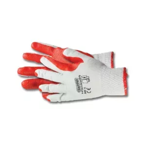 Rękawice bawełniane:
- S-HeavyGrip
- Rękawice bawełniane powlekane lateksem 
- CE kategoria I
- EN 420
- ściągacz
- do prac lekkich