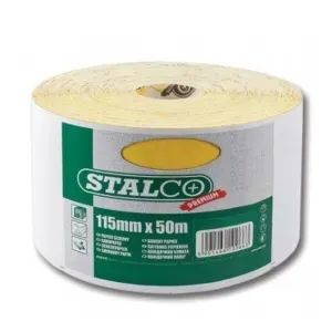 ZAMIENNIK - Papier ścierny w rolce Gipex gr.40 115mm x 1m Stalco