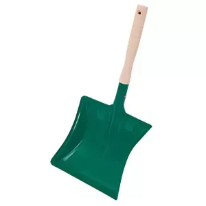 Szufelka metalowa tłoczona 520x225mm z trzonkiem drewnianym S-47781 Stalco