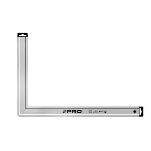 Kątownica anodowana 40x60cm bez wskaźników ze ściętym narożnikiem Pro