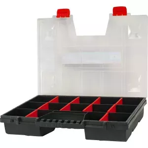 Organizer z rączką 15 przegród 65x290x390mm Proline