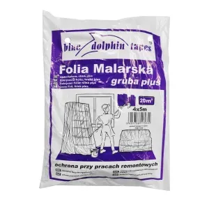 Folia malarska gruba 4x5m CF_FM_27931 Blue Dolphin