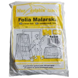 Folia malarska Standard Plus 4x5m CF_EP40_04918 Blue Dolphin