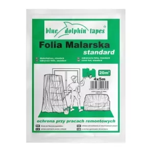 Folia malarska standard 4x5m Blue Dolphin