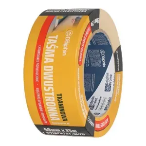 ZAMIENNIK - Taśma dwustronna tkaninowa 50mm x 25m wzmacniana Blue Dolphin