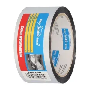 Taśma metalizowana 48mm x 50m Blue Dolphin