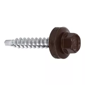 Wkręt farmerski 4,8x25mm RAL8017 250sztbrązowy