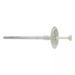 Kołek do styropianu 10x160mm trzpień z tworzywa przesuwny talerzyk Klimas