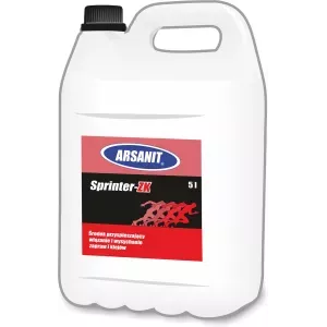 Arsanit Sprinter-ZK 5l preparat przyśpieszający wiązanie do zapraw i klejów zużycie: 100 – 500ml/25kg