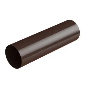 PRODUKTY UZUPEŁNIAJĄCE - Rura spustowa Stal 90mm 3mb brąz czekoladowy RAL8017 Galeco