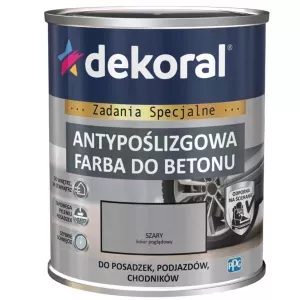 Dekoral Akrylit B szary 5l antypoślizgowa farba do posadzek betonowych
