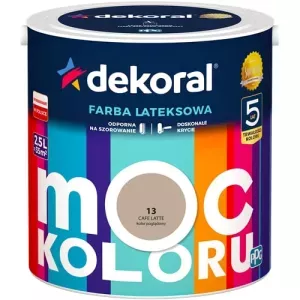 Farba Dekoral Moc Koloru cafe latte 2,5l