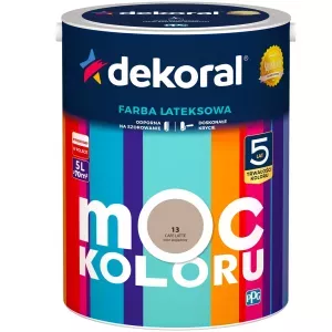 Farba Dekoral Moc Koloru cafe latte 5l