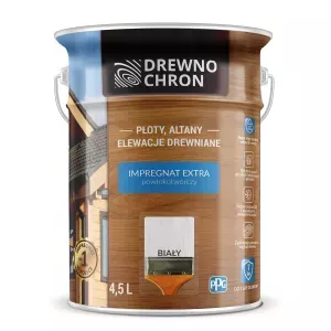 Drewnochron Impregnat Extra powłokotwórczy biały 4,5l