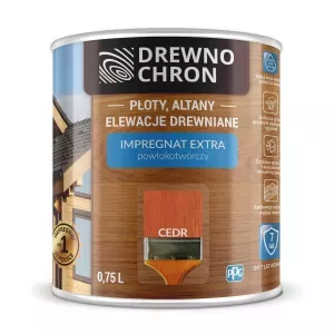 Drewnochron Impregnat Extra powłokotwórczy cedr 0,75l