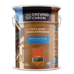 Drewnochron Impregnat Extra powłokotwórczy cedr 4,5l