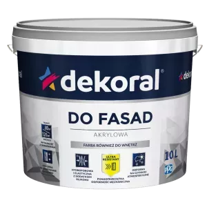 Farba elewacyjna akrylowa Polinit 1l brązowy Dekoral